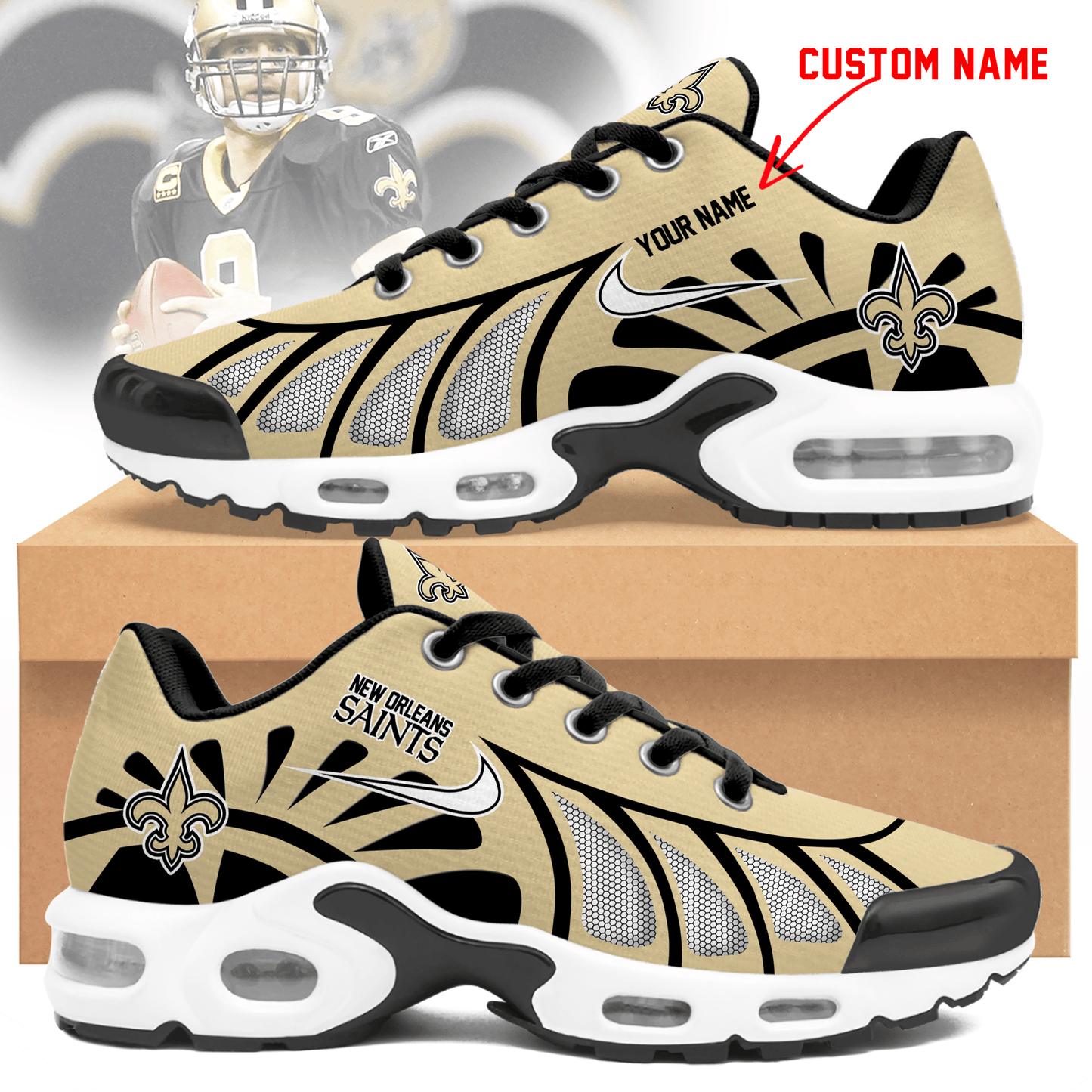 New Orleans Saints | Personalized Air Max Shoes Limited Edition TD 050625