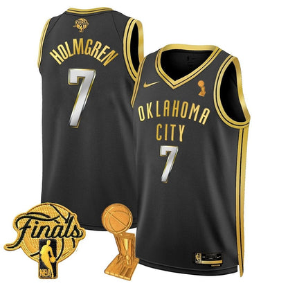 Men's OKC Thunder 24/25 Jersey - Trophy + Final Patch