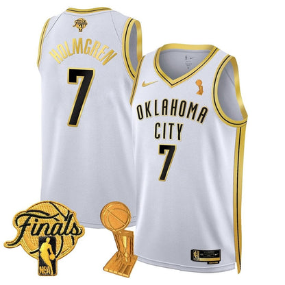 Men's OKC Thunder 24/25 Jersey - Trophy + Final Patch