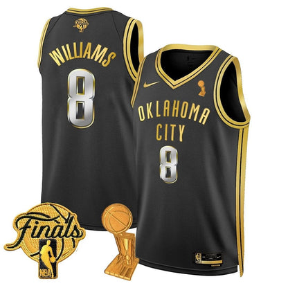 Men's OKC Thunder 24/25 Jersey - Trophy + Final Patch