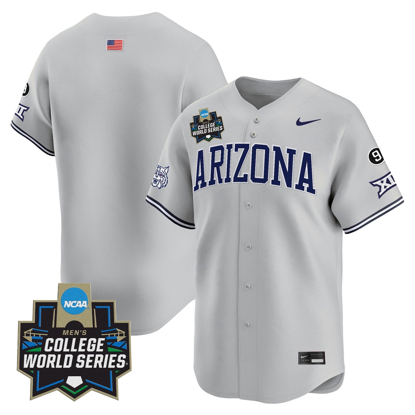 Men's Arizona Wildcats 2025 World Series Vapor Premier Limited Jersey - All Stitched