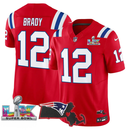 Women's NE SB LX Game Patch Vapor Limited Jersey - All Stitched