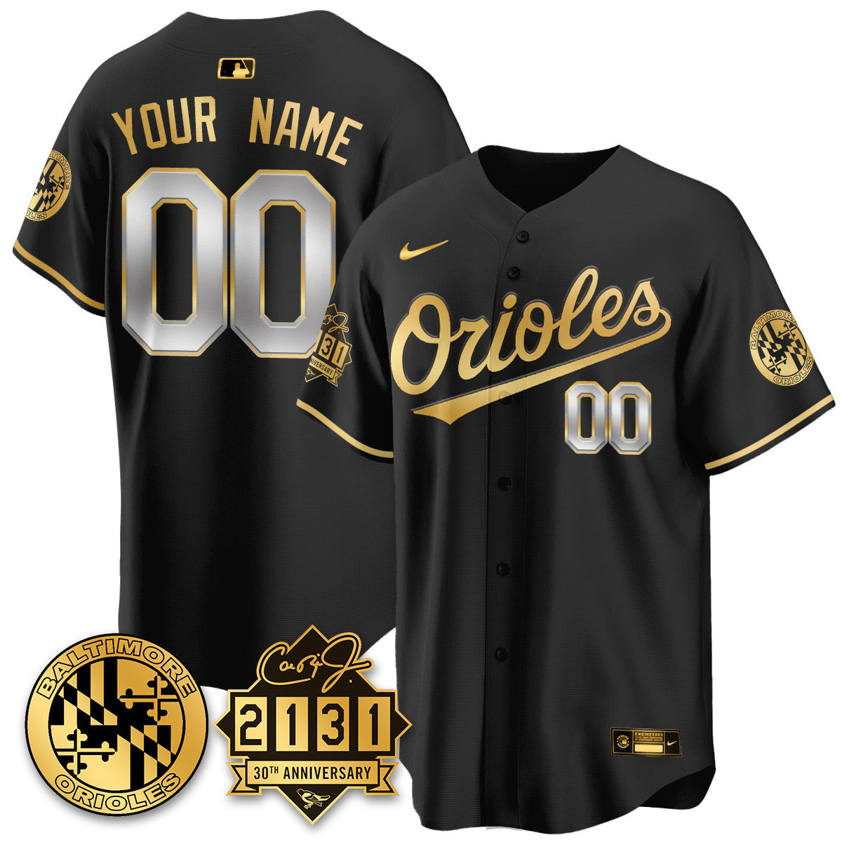 Men's Baltimore Orioles "30th Anniversary of 2131" Limited Jersey - All Stitched
