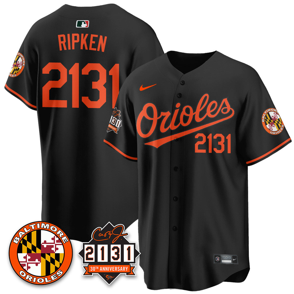 Men's Baltimore Orioles "30th Anniversary of 2131" Limited Jersey - All Stitched