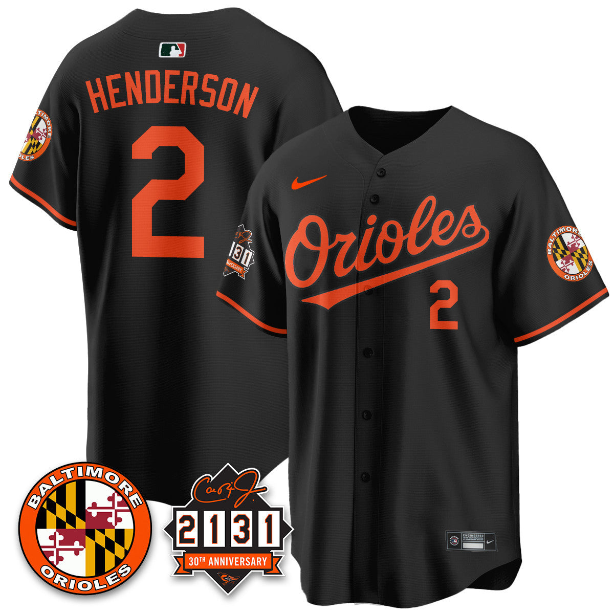 Men's Baltimore Orioles "30th Anniversary of 2131" Limited Jersey - All Stitched