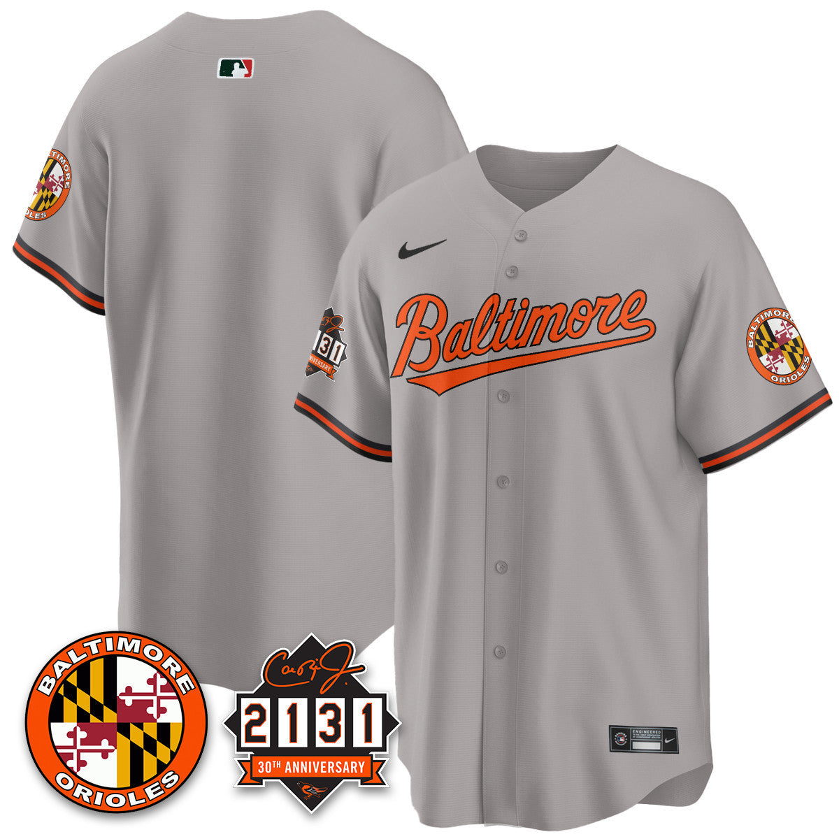 Men's Baltimore Orioles "30th Anniversary of 2131" Limited Jersey - All Stitched
