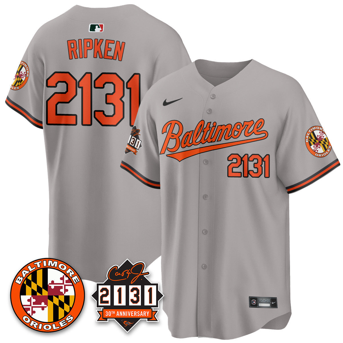 Men's Baltimore Orioles "30th Anniversary of 2131" Limited Jersey - All Stitched