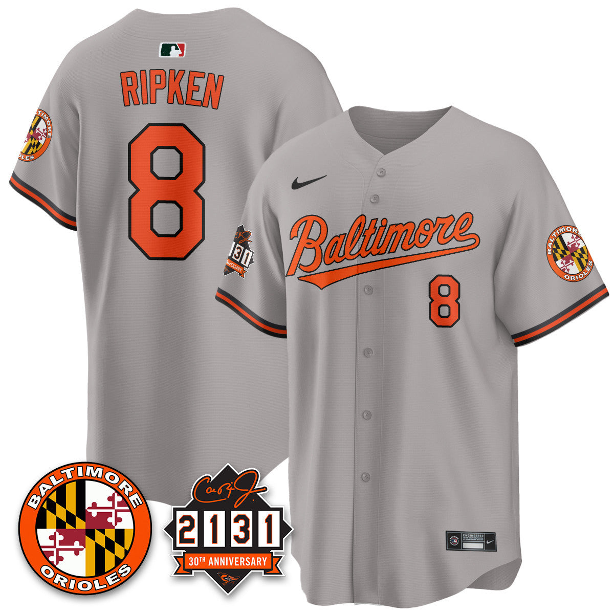 Men's Baltimore Orioles "30th Anniversary of 2131" Limited Jersey - All Stitched