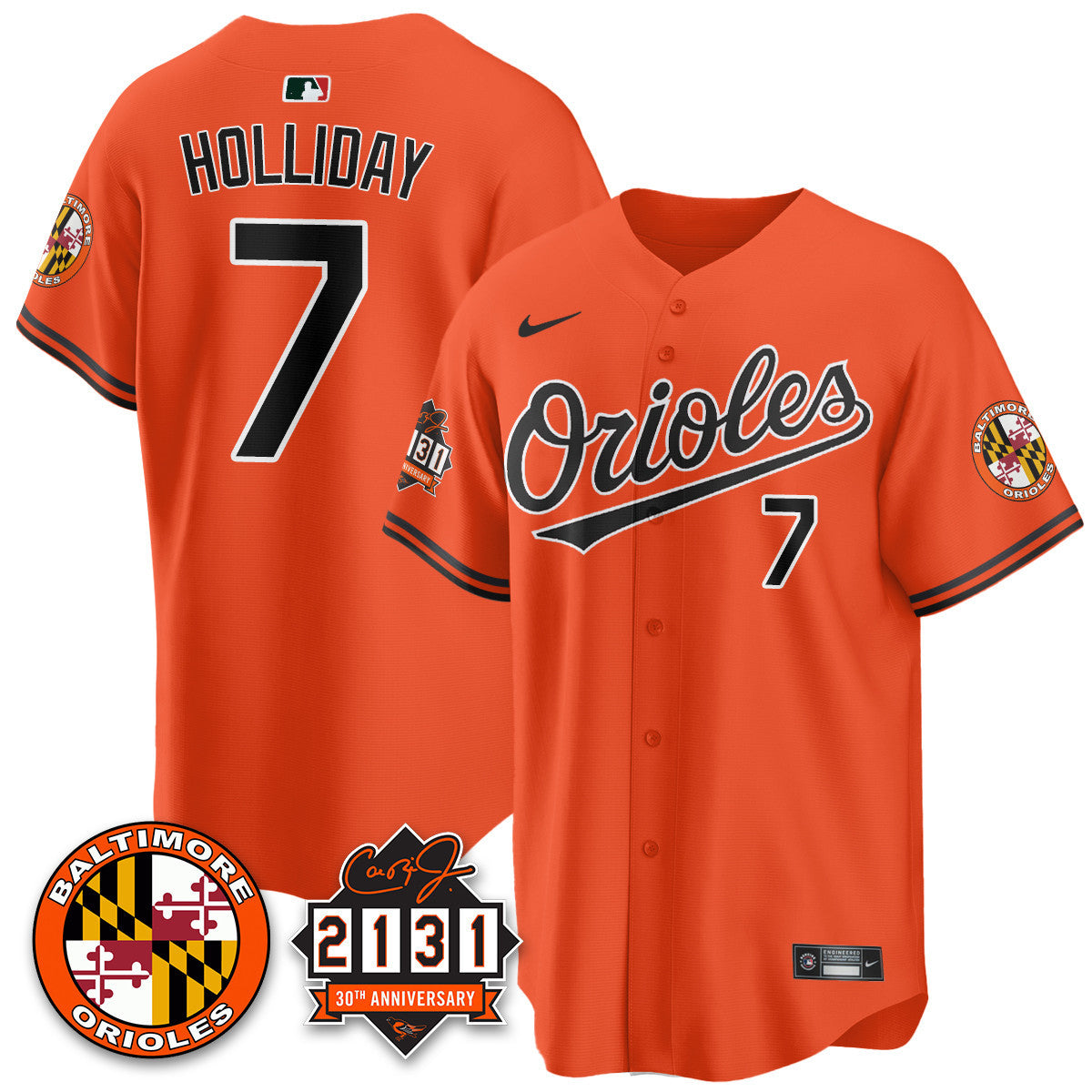 Men's Baltimore Orioles "30th Anniversary of 2131" Limited Jersey - All Stitched