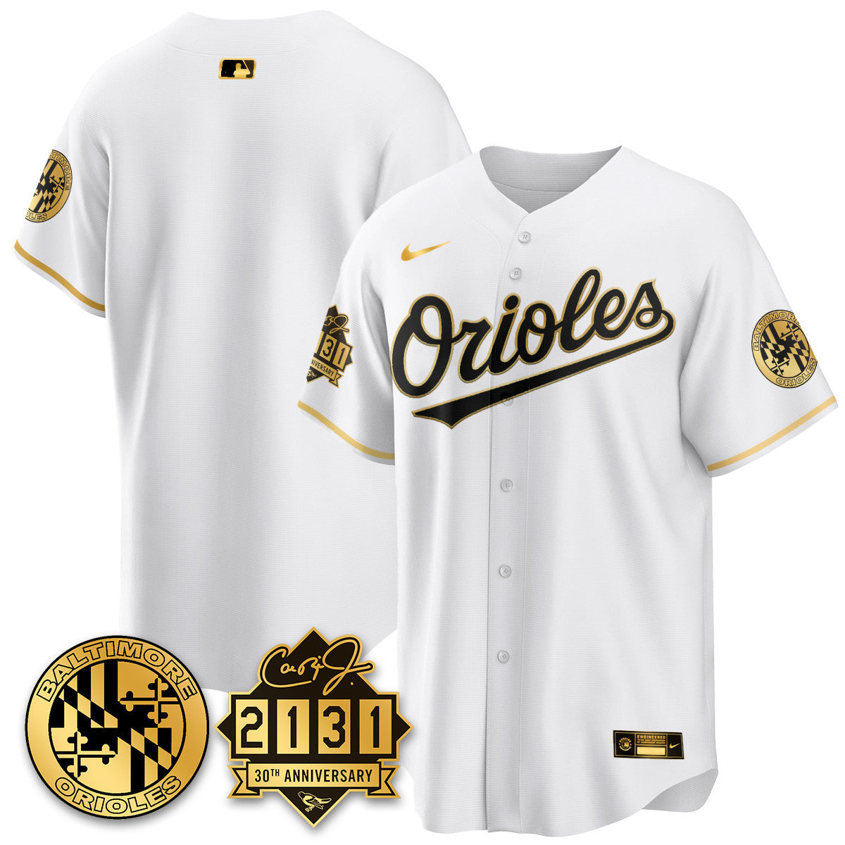 Men's Baltimore Orioles "30th Anniversary of 2131" Limited Jersey - All Stitched
