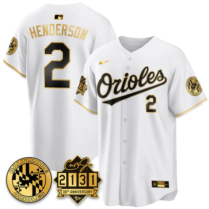 Men's Baltimore Orioles "30th Anniversary of 2131" Limited Jersey - All Stitched