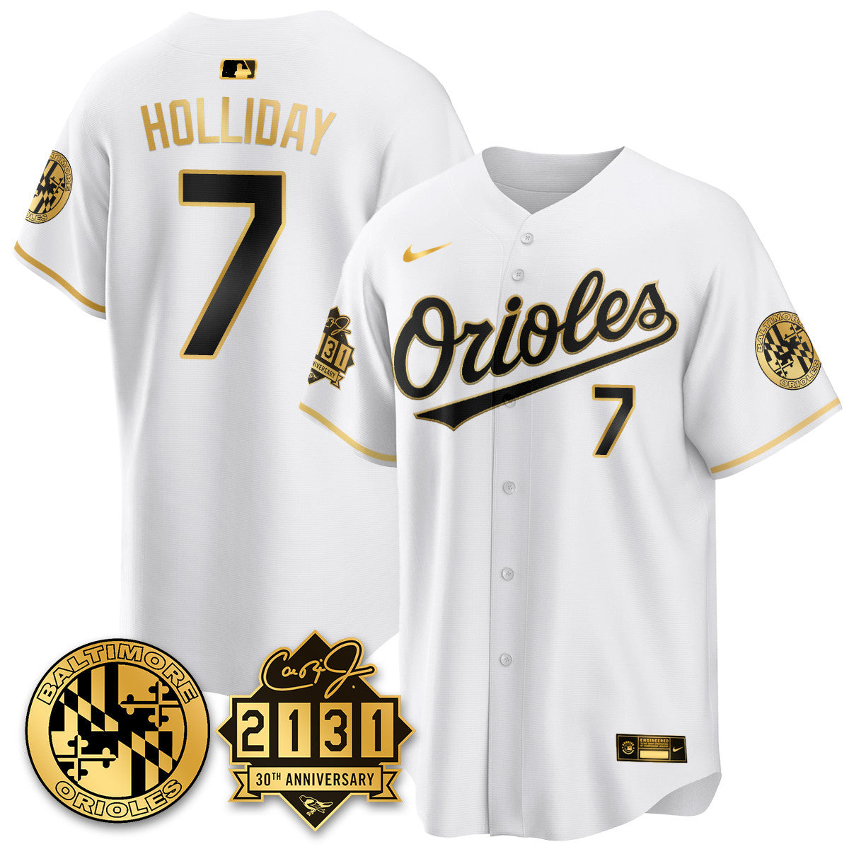 Men's Baltimore Orioles "30th Anniversary of 2131" Limited Jersey - All Stitched