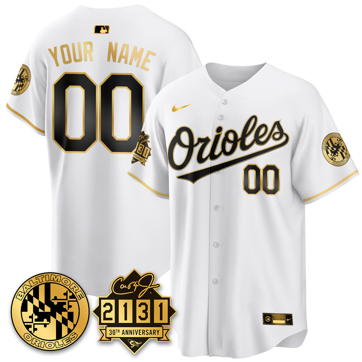 Men's Baltimore Orioles "30th Anniversary of 2131" Limited Jersey - All Stitched