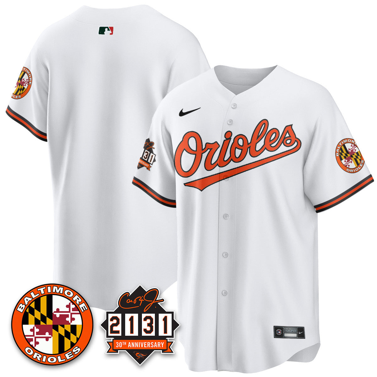 Men's Baltimore Orioles "30th Anniversary of 2131" Limited Jersey - All Stitched