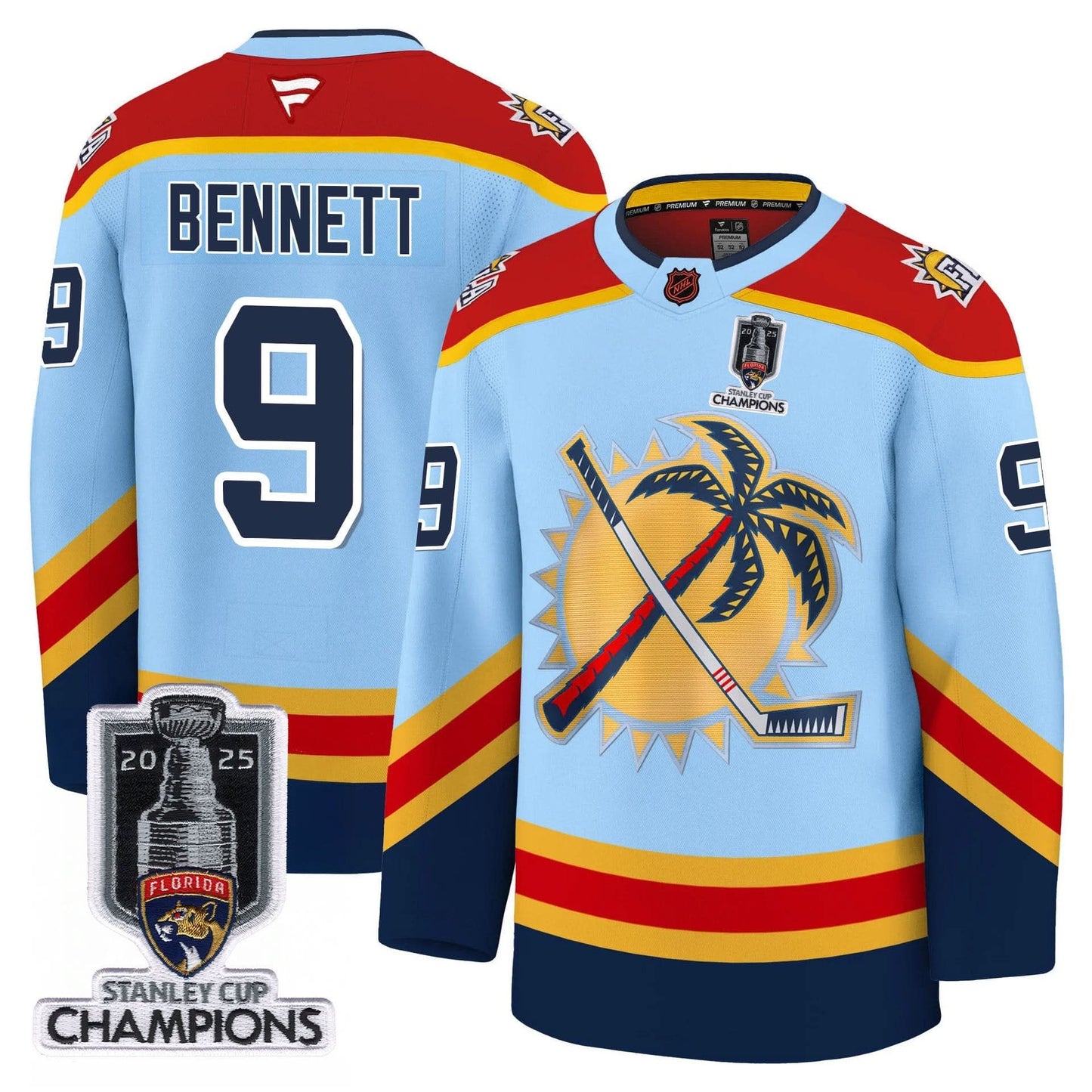 Men's Florida Panthers 2025 Stanley Cup Champions Jersey - All Stitched