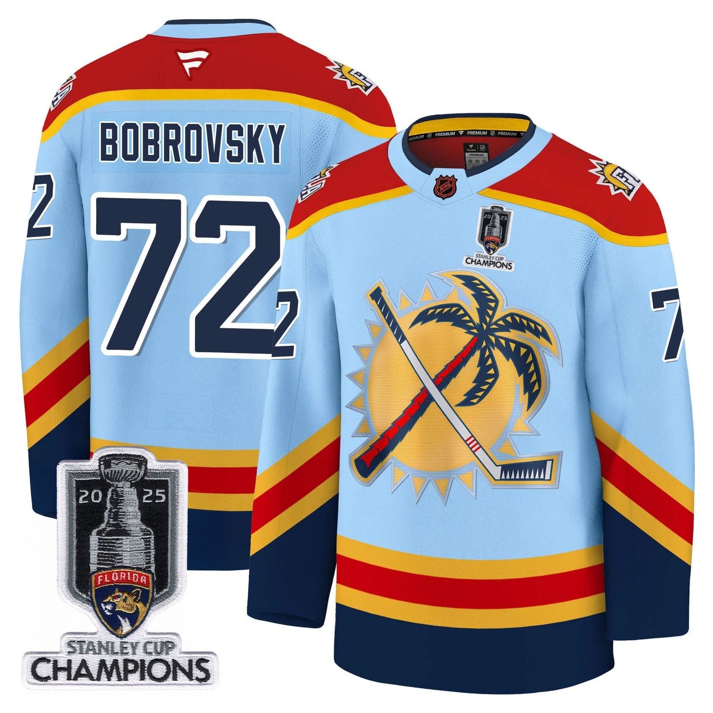Men's Florida Panthers 2025 Stanley Cup Champions Jersey - All Stitched