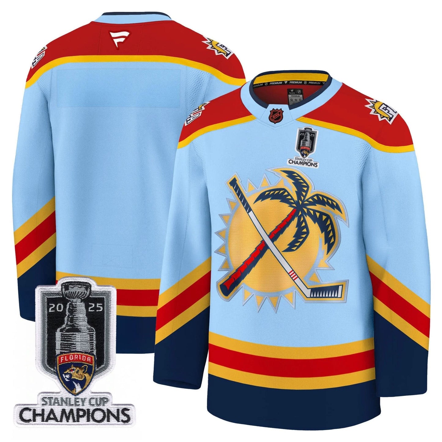 Men's Florida Panthers 2025 Stanley Cup Champions Jersey - All Stitched