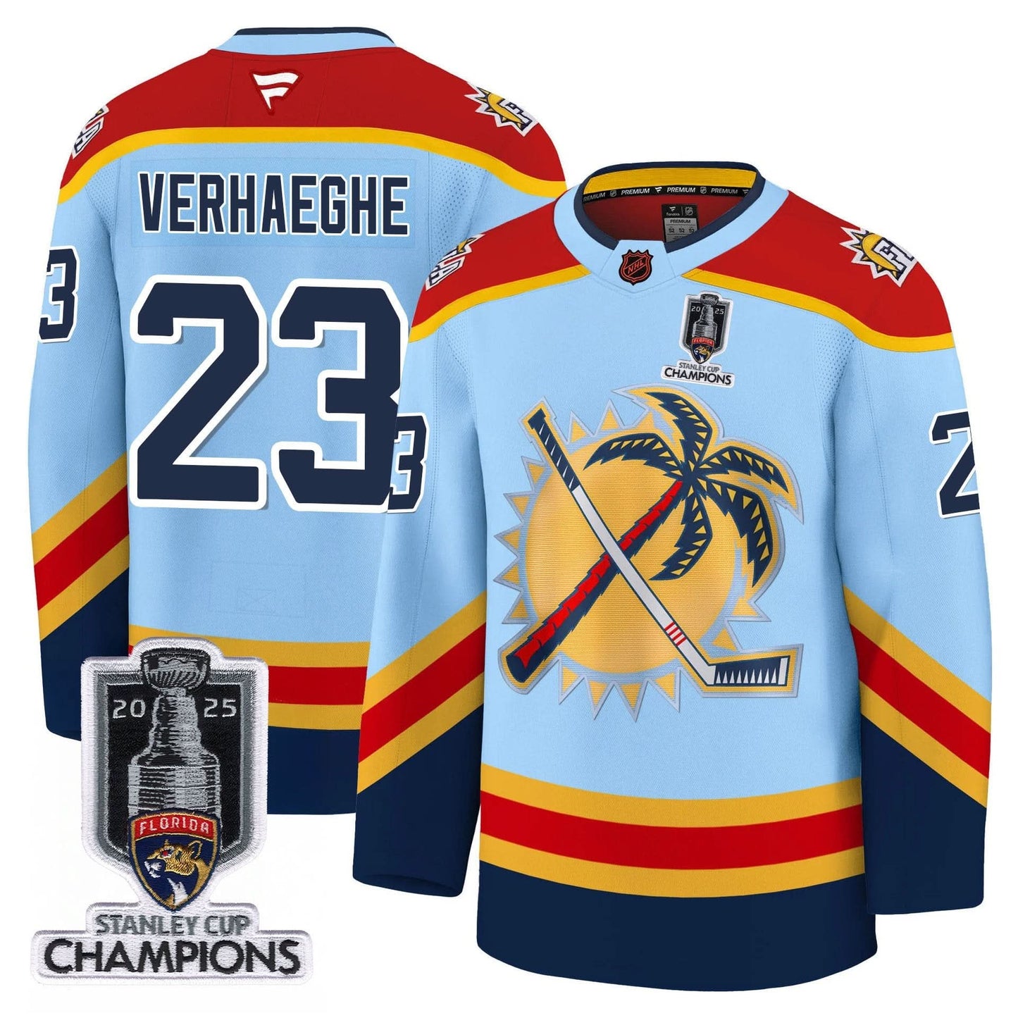 Men's Florida Panthers 2025 Stanley Cup Champions Jersey - All Stitched