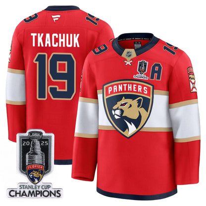 Men's Florida Panthers 2025 Stanley Cup Champions Jersey - All Stitched