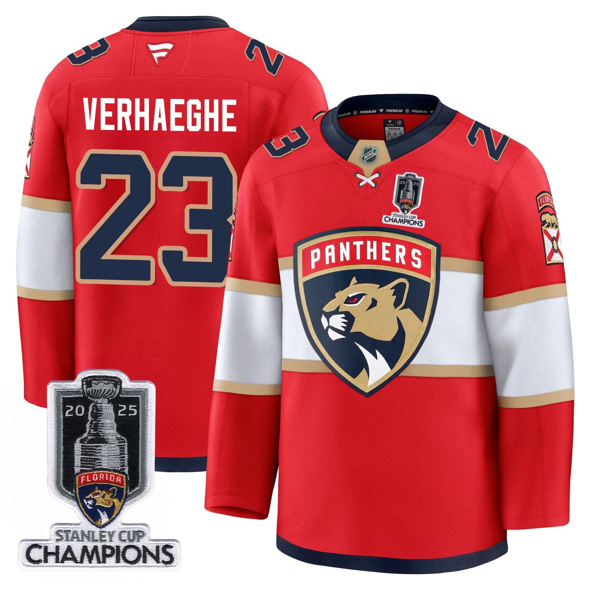 Men's Florida Panthers 2025 Stanley Cup Champions Jersey - All Stitched