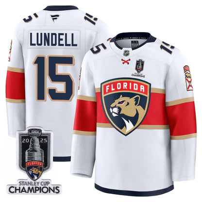 Men's Florida Panthers 2025 Stanley Cup Champions Jersey - All Stitched