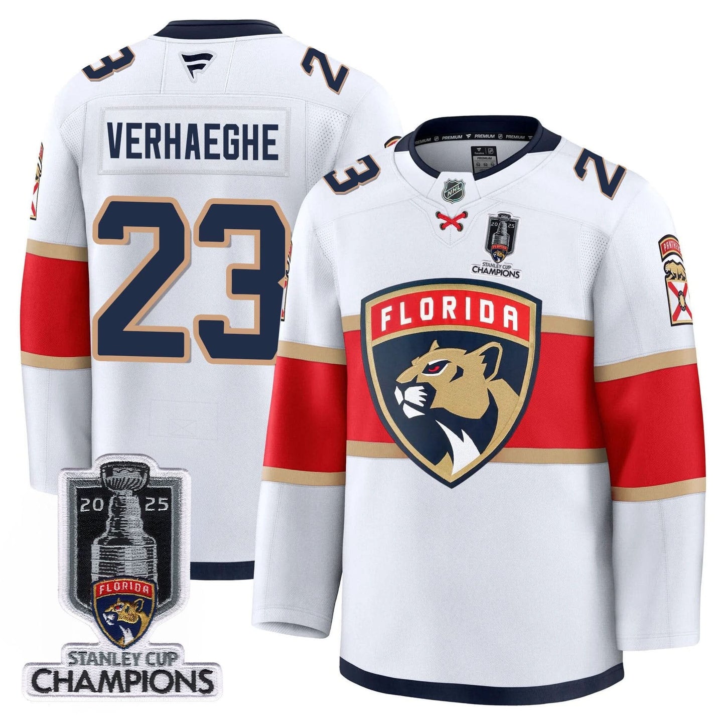 Florida Panthers 2025 Stanley Cup Champions Jersey - All Stitched