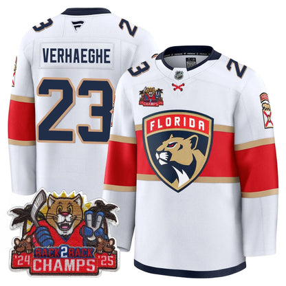 Florida Panthers 2025 Stanley Cup B2B Champions Jersey - All Stitched
