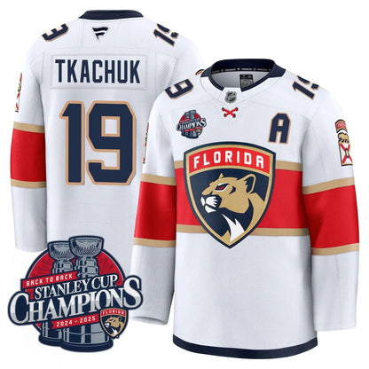 Florida Panthers 2025 Stanley Cup B2B Champions Jersey N1 - All Stitched