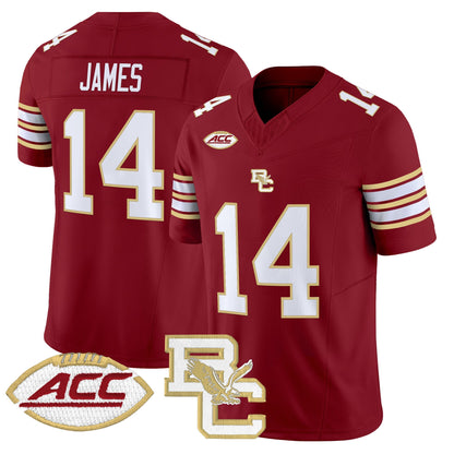Men's Boston College Eagles 2025 Vapor Limited Jersey - All Stitched