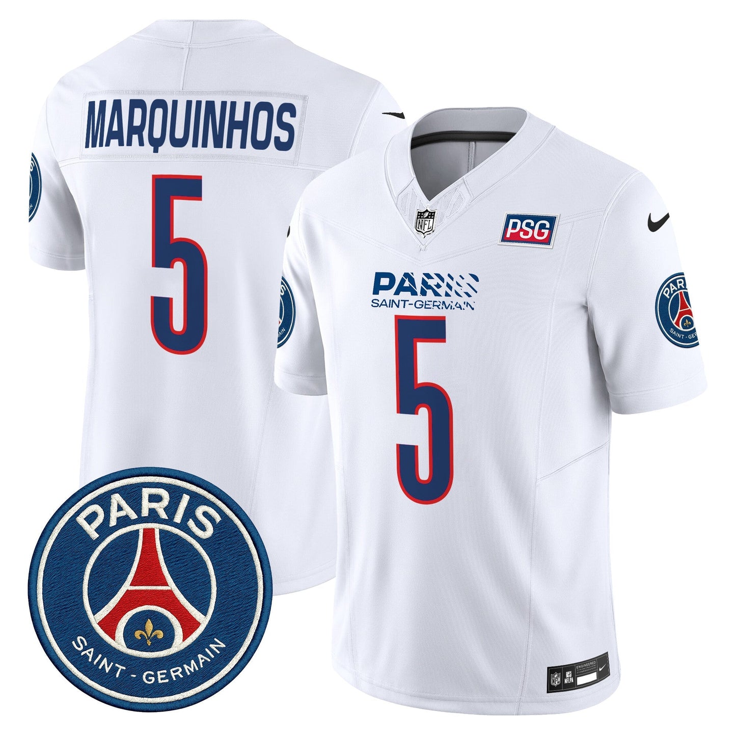 Men's Paris Saint-Germain 2025 Soccer x Football Vapor Limited Jersey - Stitched