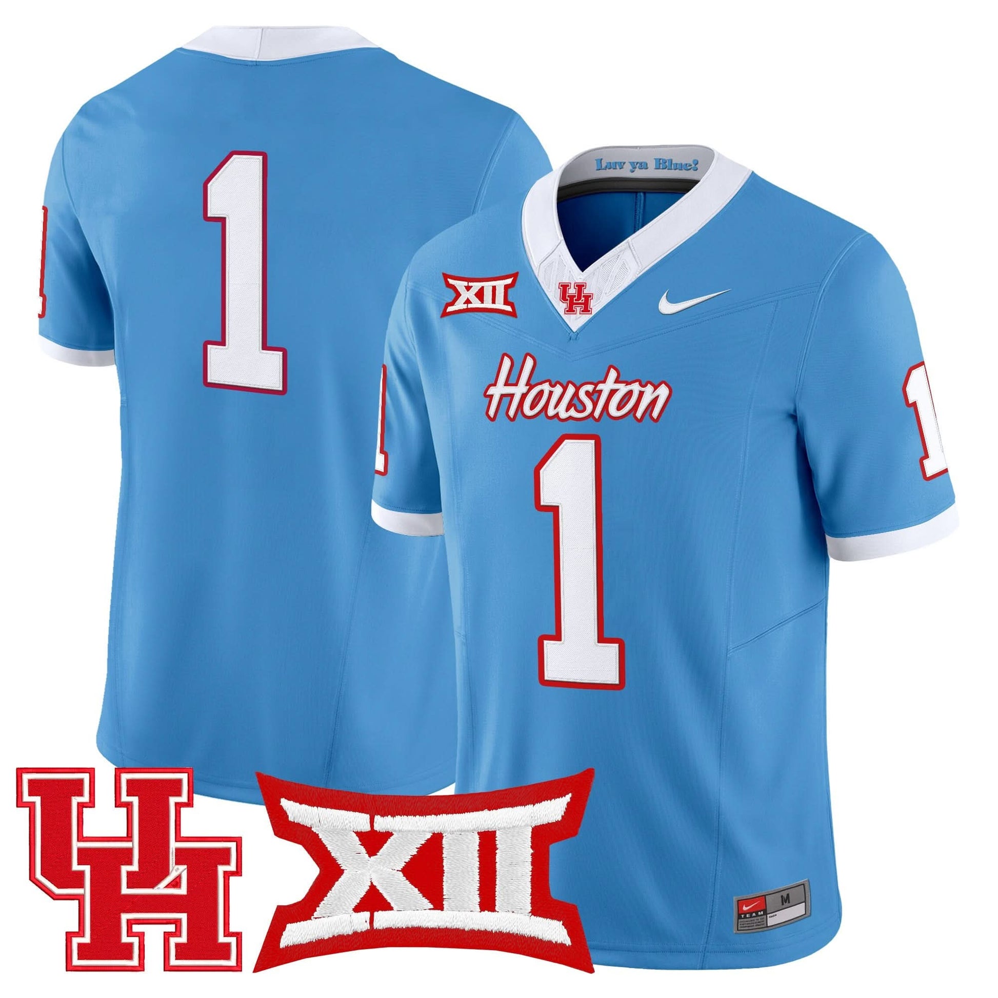 Men's Houston Cougars 2025 Vapor Limited Jersey - All Stitched