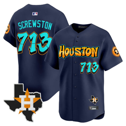 Men's Houston Astros 'Graffiti H-Town Edition' Vapor Premier Limited Jersey - All Stitched