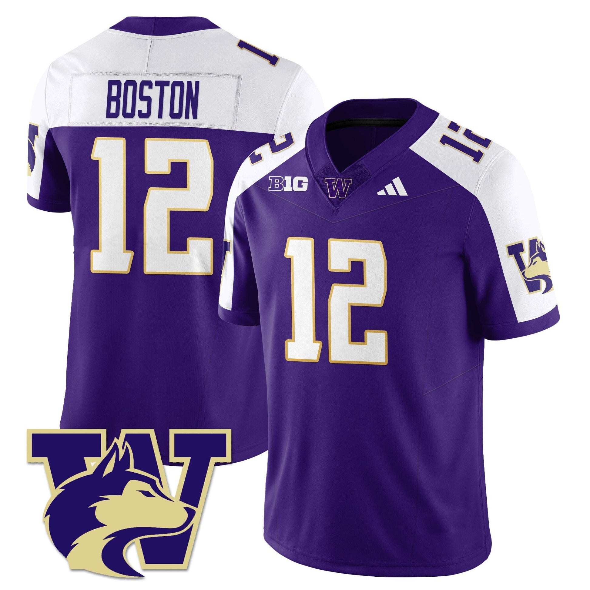 Men's Washington Husky Football 2025 Vapor Limited Jersey - All Stitched