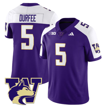 Men's Washington Husky Football 2025 Vapor Limited Jersey - All Stitched