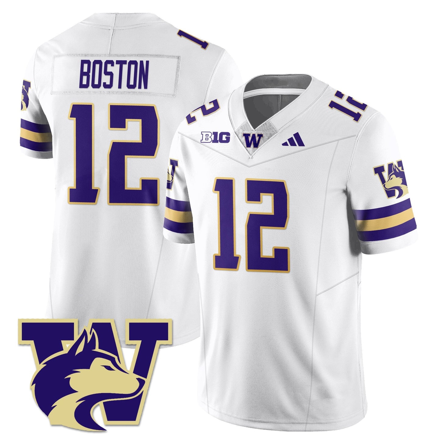 Men's Washington Husky Football 2025 Vapor Limited Jersey - All Stitched