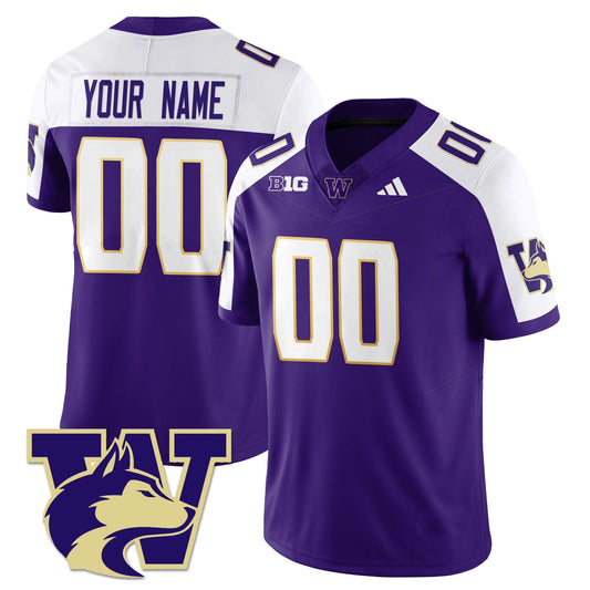 Washington Husky Football 2025 Vapor Limited Custom Jersey - All Stitched