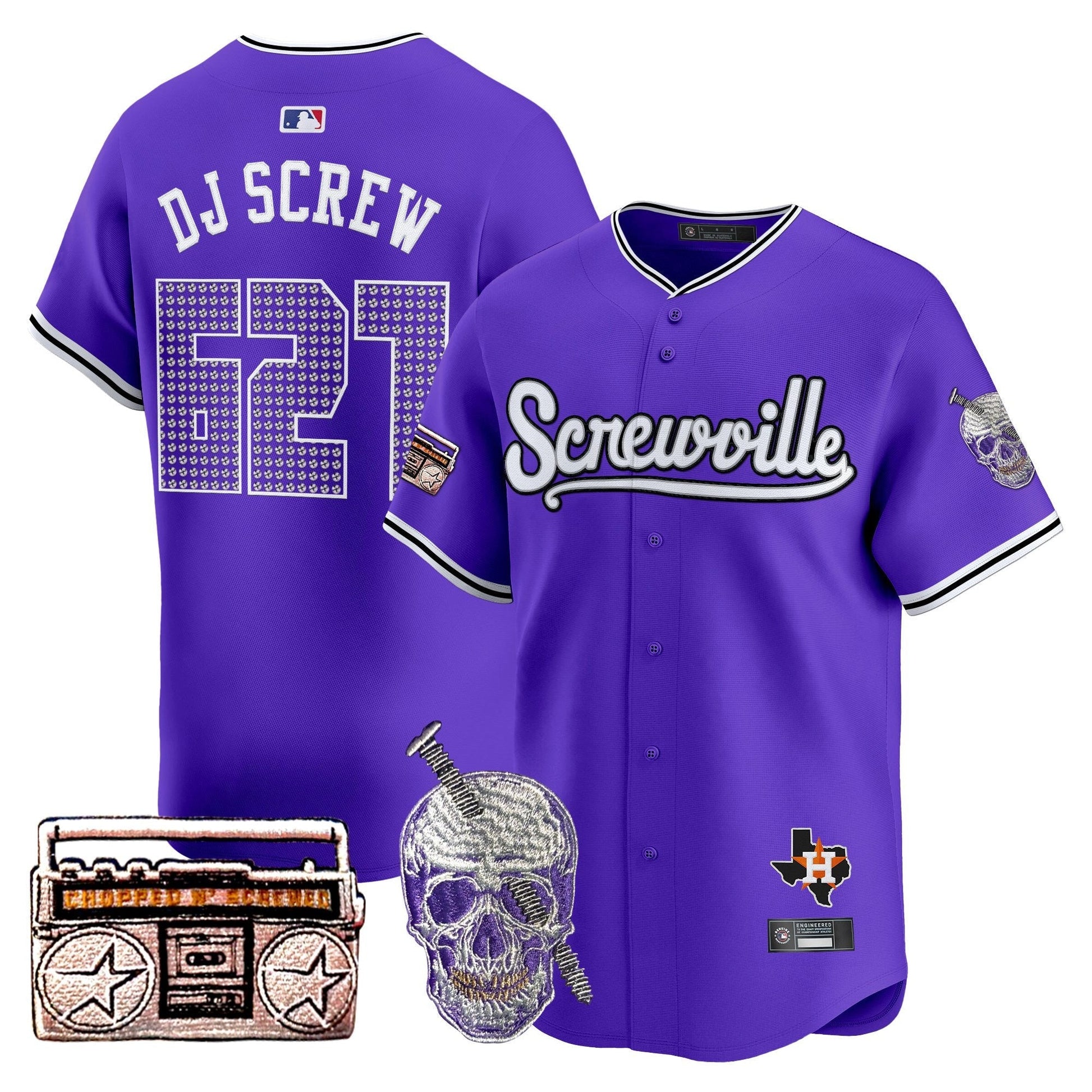 Astros DJ Screw 2025 Vapor Premier Limited Jersey - All Stitched