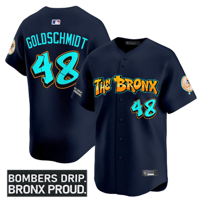 Men's Yankees 'Graffiti Bronx Bombers Edition' Vapor Premier Limited Jersey - All Stitched