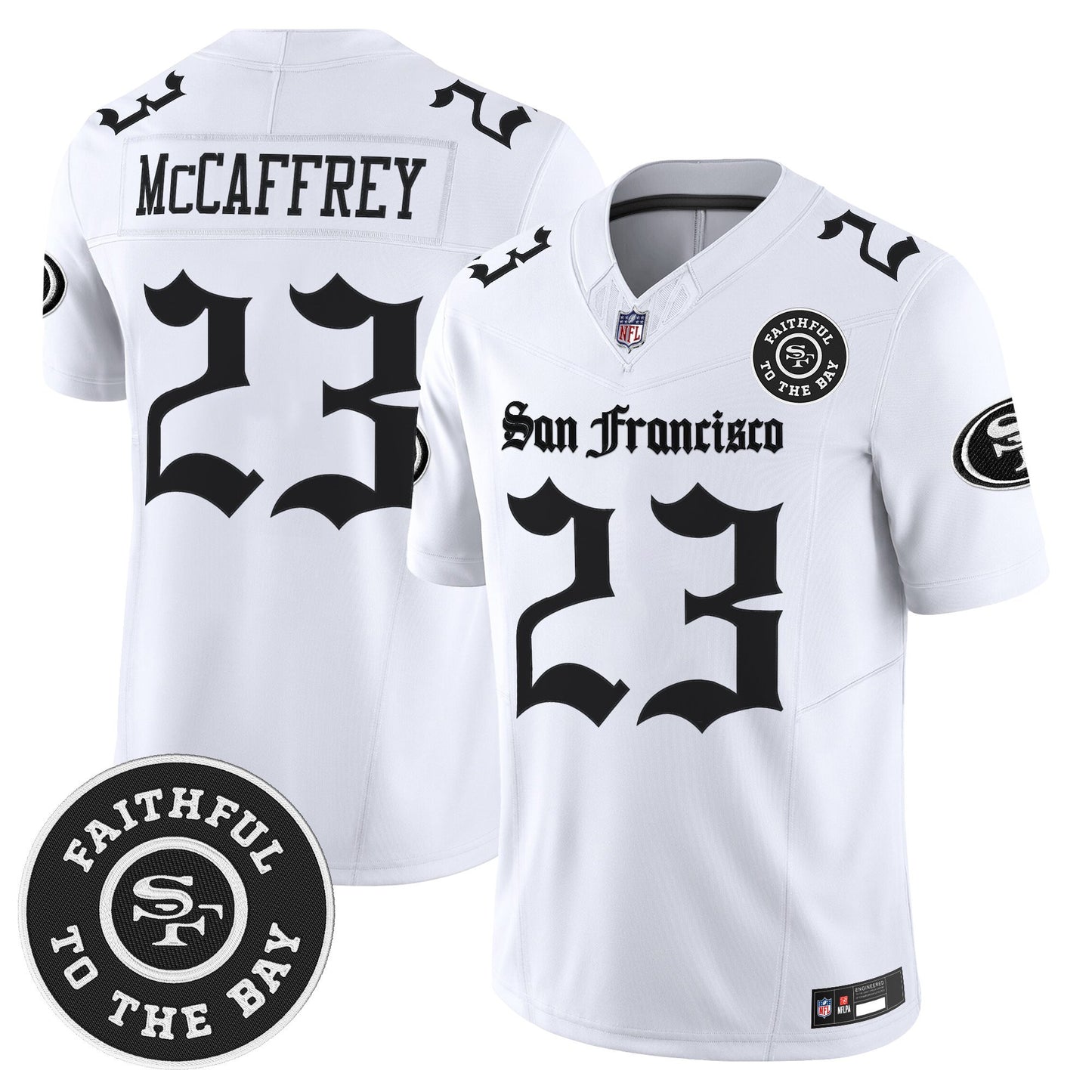 Men's San Francisco 49ers 'Gothic Edition' Vapor Limited Jersey - All Stitched