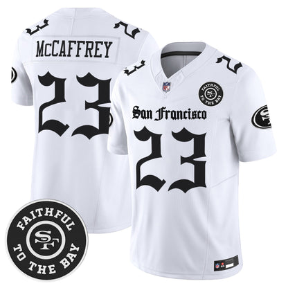 Men's San Francisco 49ers 'Gothic Edition' Vapor Limited Jersey - All Stitched