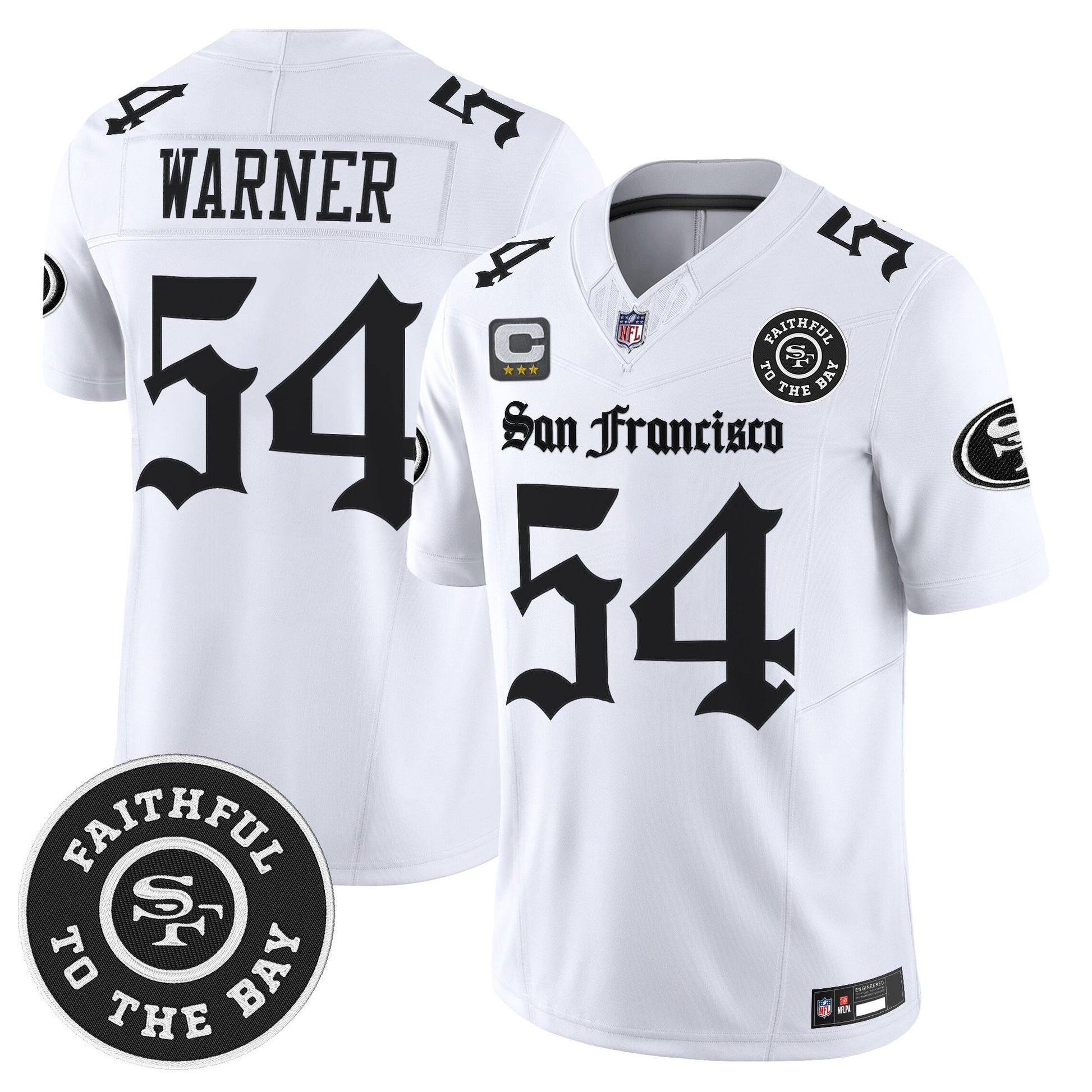 Men's San Francisco 49ers 'Gothic Edition' Vapor Limited Jersey - All Stitched