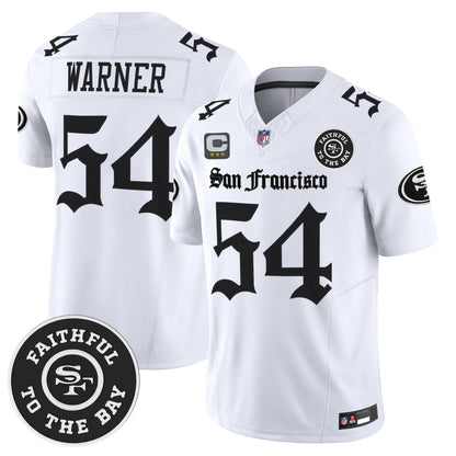 Men's San Francisco 49ers 'Gothic Edition' Vapor Limited Jersey - All Stitched