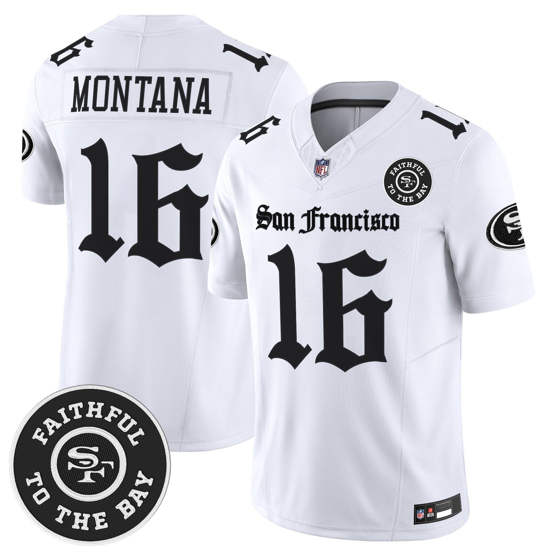 Men's San Francisco 49ers 'Gothic Edition' Vapor Limited Jersey - All Stitched
