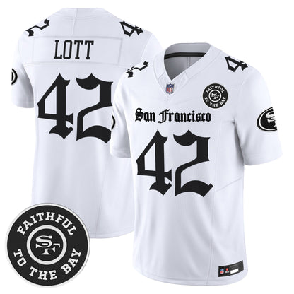 Men's San Francisco 49ers 'Gothic Edition' Vapor Limited Jersey - All Stitched