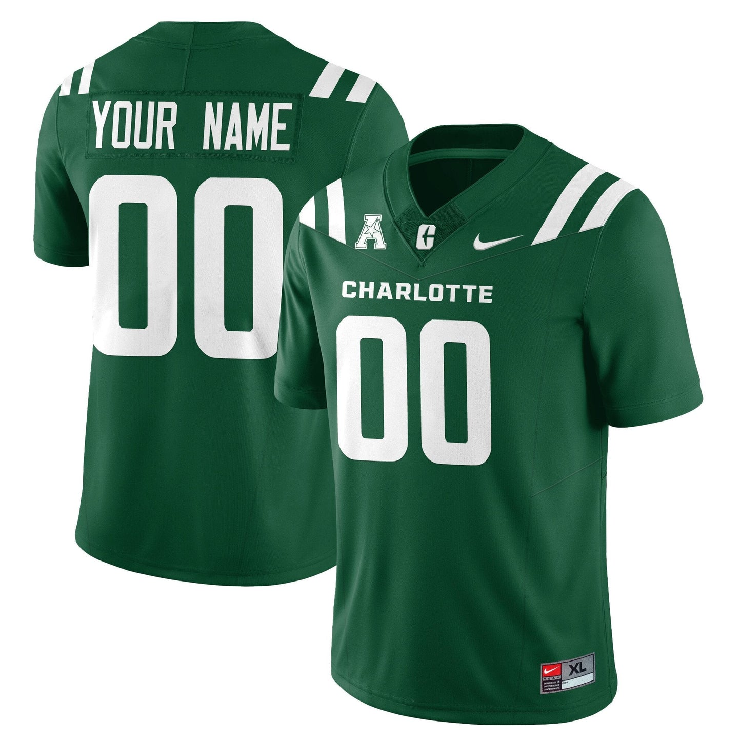 Charlotte 49ers Football 2025 Vapor Limited Custom Jersey - All Stitched