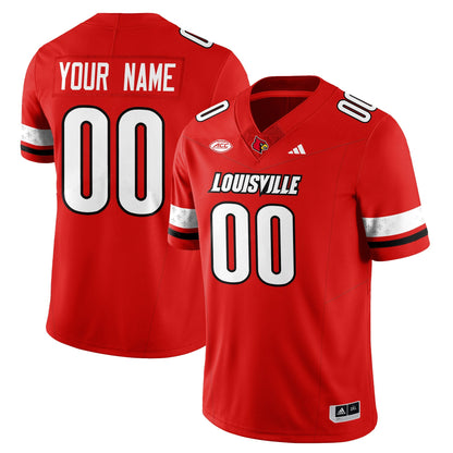 Louisville Football 2025 Vapor Limited Custom Jersey - All Stitched