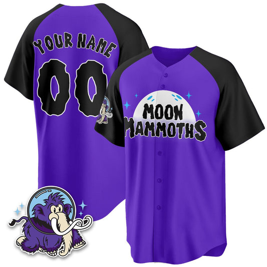 Erie SeaWolves 2025 Moon Mammoths Alternate Custom Jersey - All Stitched
