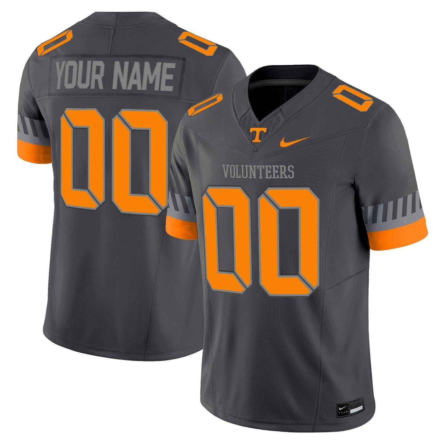 Tennessee Volunteers 2025 'Smokey Grey Series' Vapor Limited Custom Jersey - All Stitched