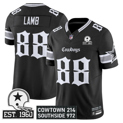 Men's Dallas Cowboys 'Gothic Lone Star Edition' Vapor Limited Jersey - All Stitched