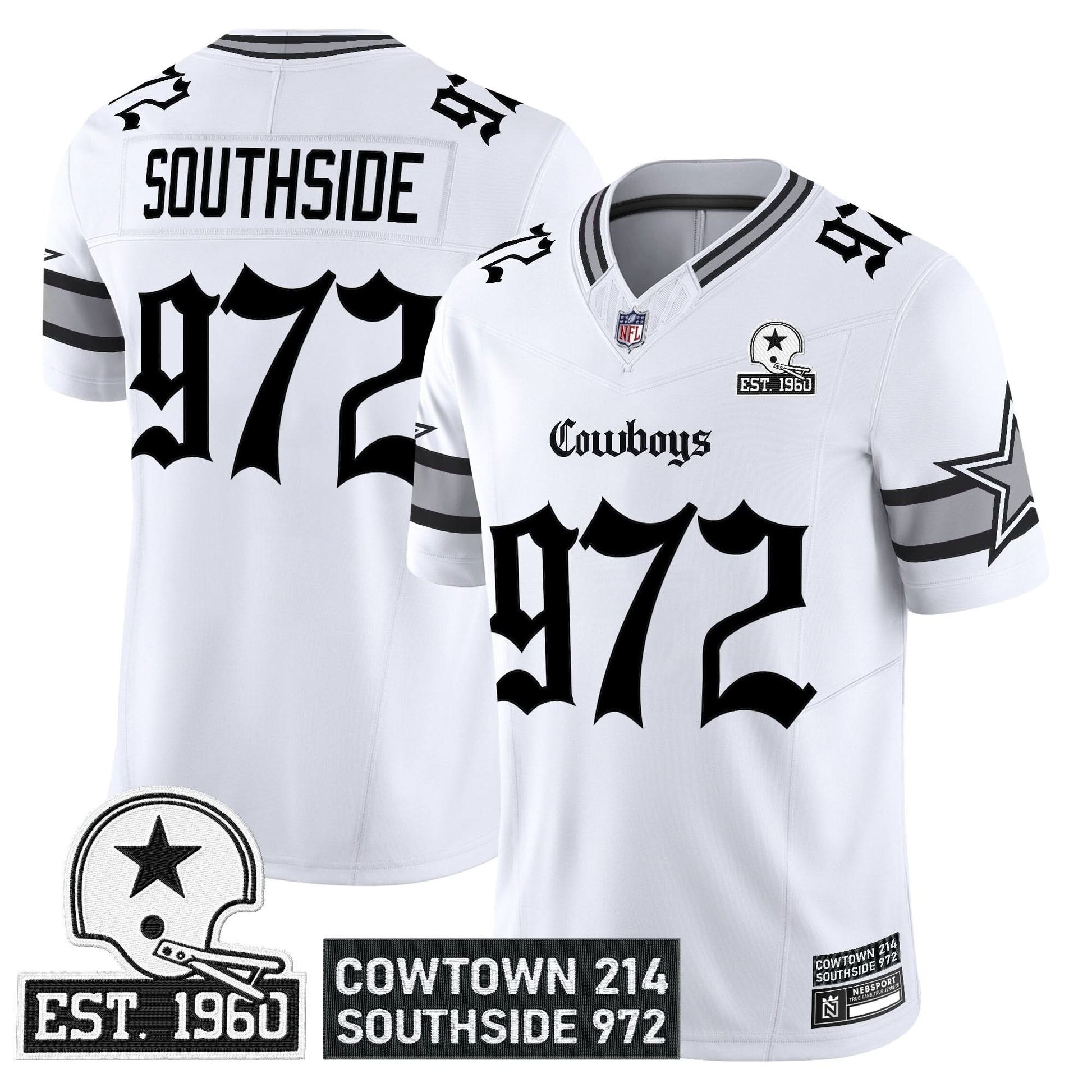 Men's Dallas Cowboys 'Gothic Lone Star Edition' Vapor Limited Jersey - All Stitched